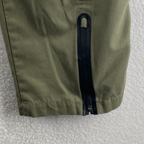 LAIRD Pants Mens 34 Performance Hiking Ankle Zip Drawstring Cotton Blend Green - Picture 10 of 16